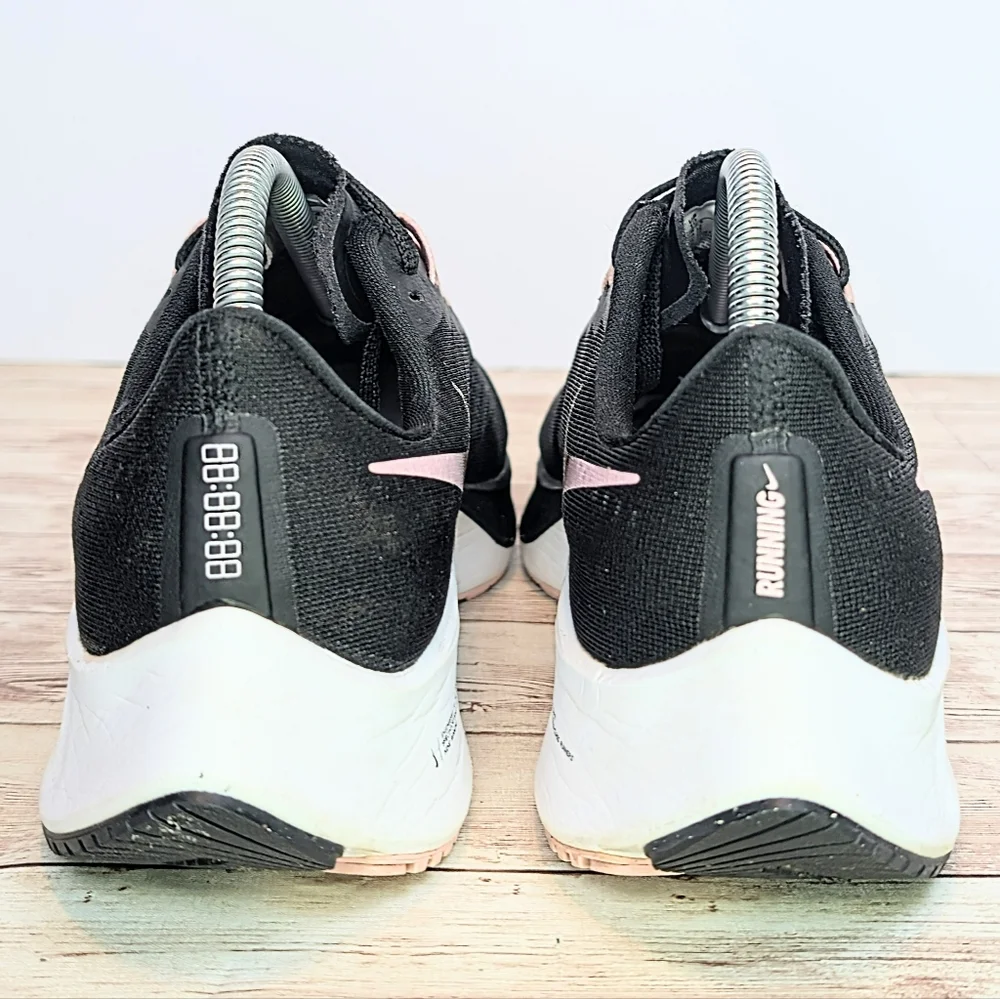 Nike Pegasus Zoom Black Pink White Trainers Sneakers Size 10